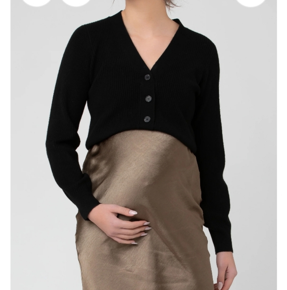 Ripe Maternity Tiffany Crop Cardigan XS